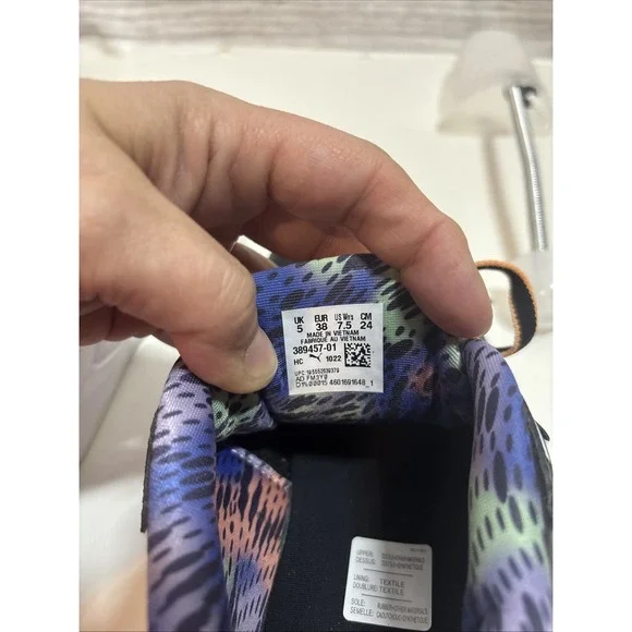 Puma Womens 7.5 Trc Mira Feelin Xtra Black Sneakers Casual Shoes 38945701 - Picture 8 of 10